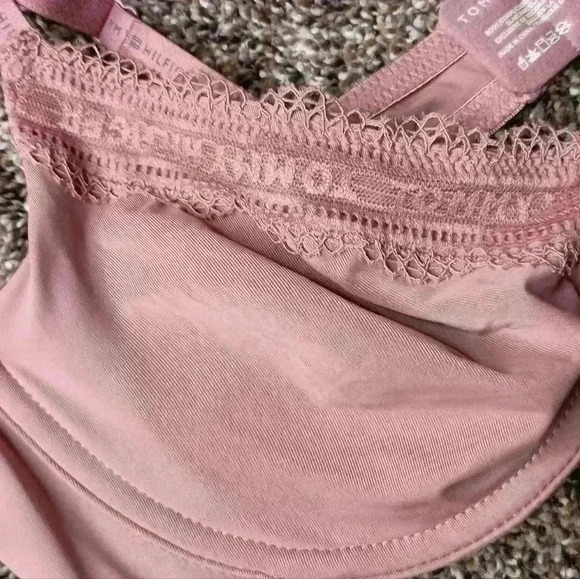 NWT TOMMY HILFIGER Lace Butterly Pink bra (#256) - Picture 3 of 4